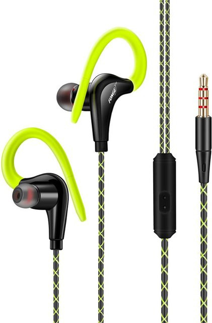 JadeBamboo In-Ear-Kopfhörer mit Mikrofon, HIFI Stereo Musik und Super Bass, 3,5 mm Klinke, Grün - Bild 1