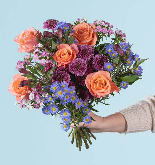 BLUME2000 Bouquet multicolour orange purple - Bild 1