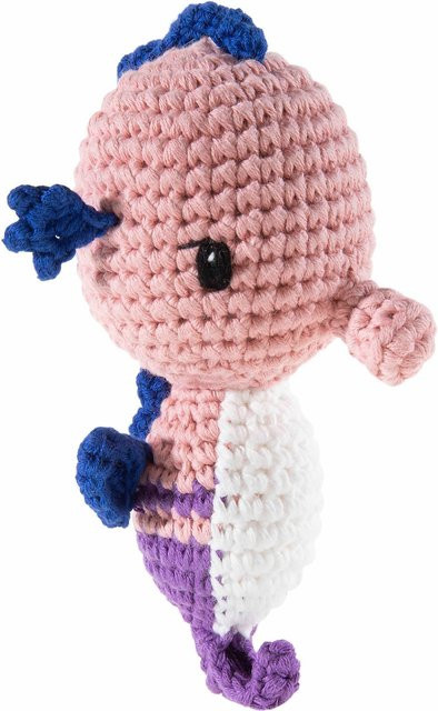 CROCHI Häkel-Freund Seepferdchen, Plüsch / Textil, Meerestiere, Bunt / Mehrfarbig - Bild 1