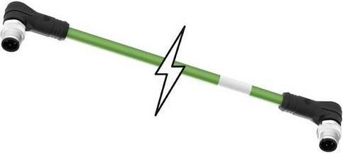 Molex Sensor-Aktor-Steckverbinder M12 konfektioniert, Farbe: Grün, Länge: 10,0 m - Bild 1