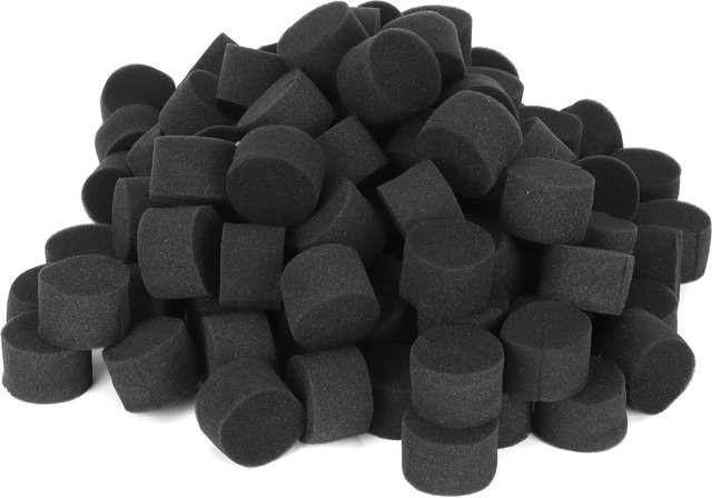 TOMTOP JMS Hydrokultur Schwämme für die Sämlingspflanzung, 100 Stück, Schwarz, B: 45 mm, T: 30 mm - Bild 1