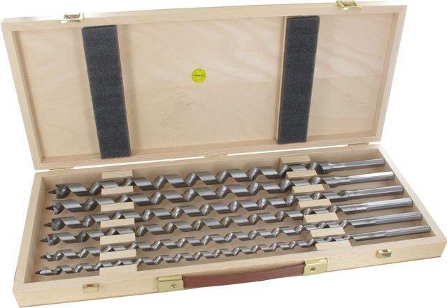 Famag Schlangenbohrer Set Lewis 6-teilig aus Metall in Silber, Länge: 460 mm, Durchmesser: 10-20 mm - Bild 1
