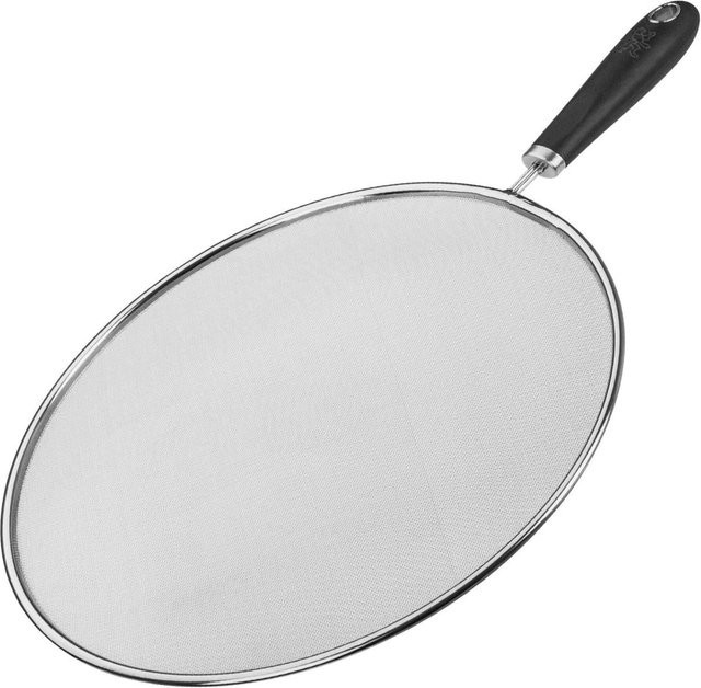 Stanley Rogers Spritzschutz Pride Sieb aus Metall in Silber und Schwarz, Durchmesser: 29 cm - Bild 1