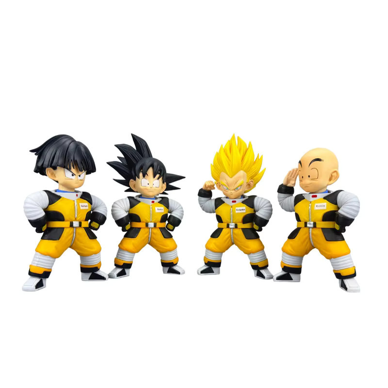 Bandai Dragon Ball Goku und Krillin, Anime-Figur, Weltraum, Kunststoff - Bild 3