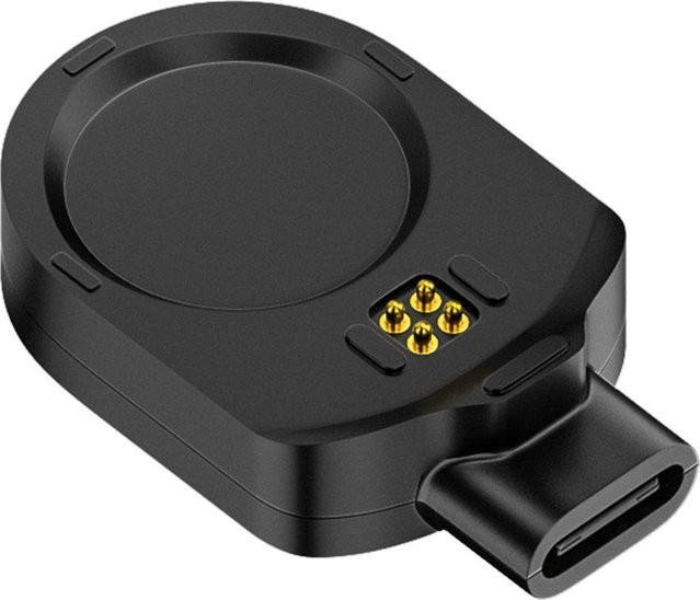 Magnetisches USB-C Ladekabel für Garmin MARQ Smartwatch Gen 2 (Athlete, Adventurer, Captain, Golfer, Aviator) Ladestation Adapter in Schwarz - Bild 1
