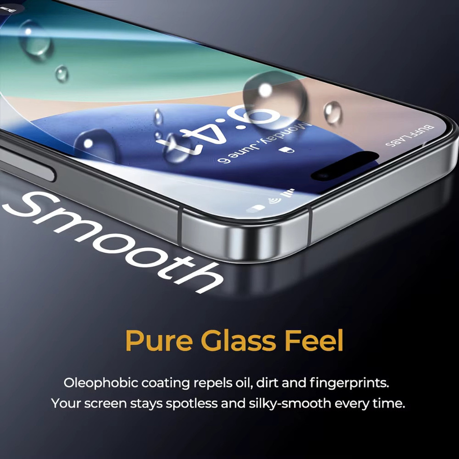 NNBILI 4er-Set Blickschutz-Displayschutzfolie mit Installationskit und Auto-Ausrichtungs-Set für iPhone 17 16 15 14 13 12 11 Pro Max Modelle - Bild 3
