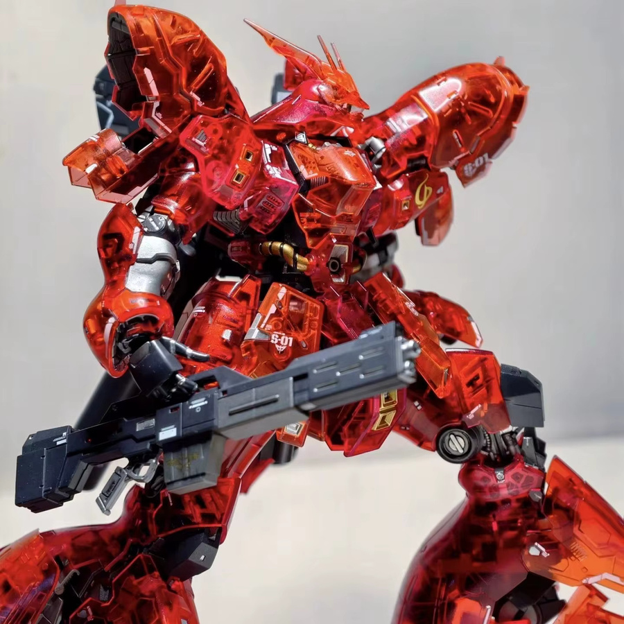 Bandai Sihai Rg Shazabi Modell, Actionfigur, Maßstab 1:144, Rot - Bild 3