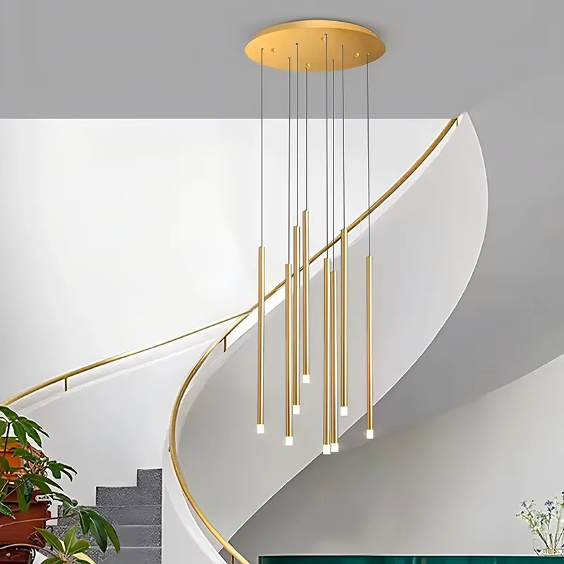 Savenmade Moderne LED-Pendelleuchte in Gold/Messing für das Esszimmer - Bild 1