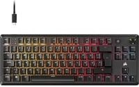 Corsair K70 CORE TKL Gaming-Tastatur mit mechanischen Switches, QWERTZ DE Layout, Schwarz - Bild 1
