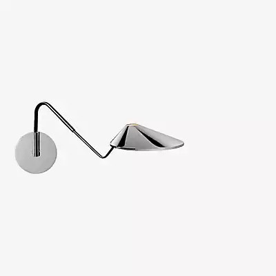 Bover Nón Lá LED Wandleuchte in Silber aus Metall - Bild 1