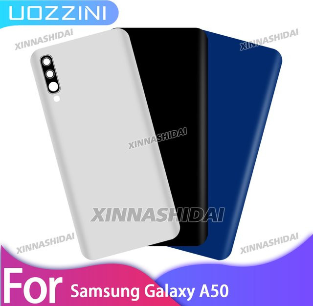 Schutzhülle für Samsung Galaxy A50 als Batterie-Abdeckung und Rückseite in Schwarz - Bild 1