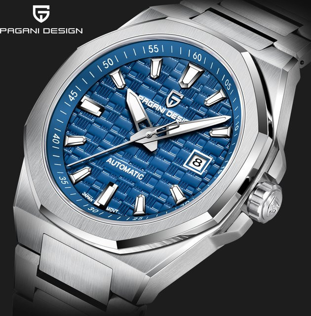 PAGANI DESIGN Armbanduhr, Automatik, Edelstahl, Grün, Saphirglas, Herren - Bild 1