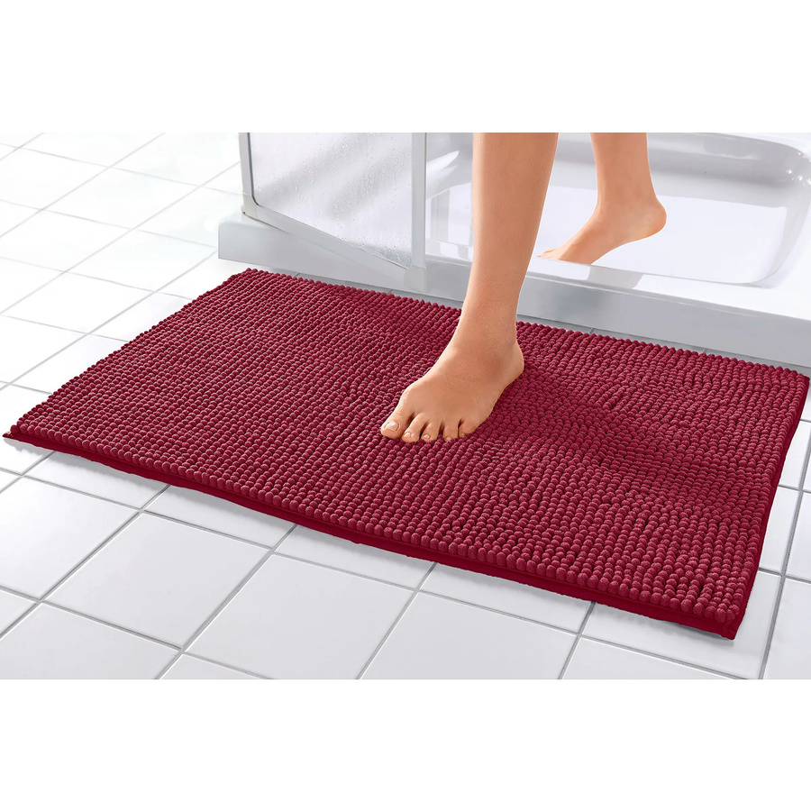 Super-Soft-Badematte Viva Domo rutschfest und fußbodenheizung kompatibel B/B: 80 x 50 cm - Bild 2