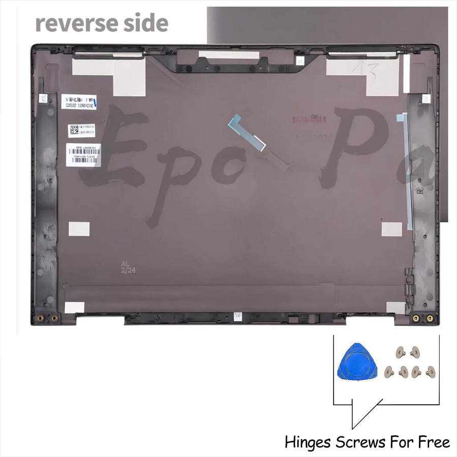 HP ENVY X360 13-AY LCD-Rückseite Ersatzgehäuse aus Aluminium in Braun für 13,3 Zoll L94498-001 - Bild 3