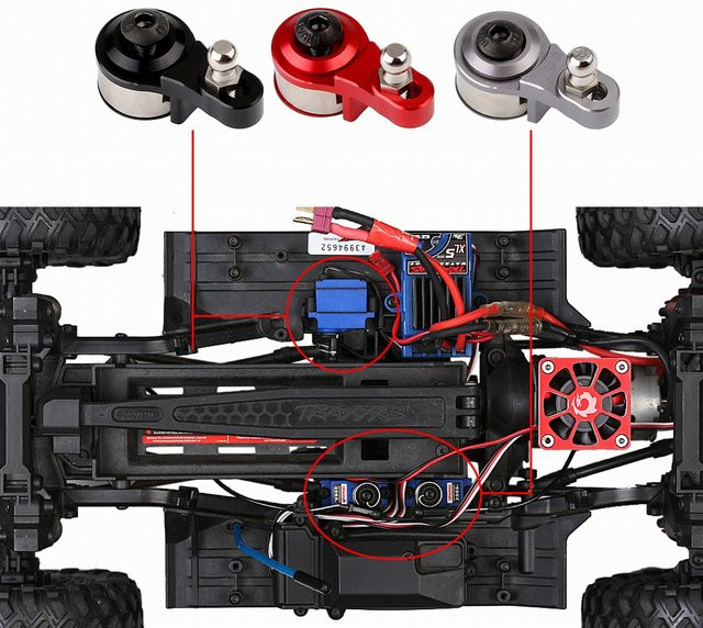 TRAXXAS Lenkung Saver Arm, Aluminium, Schwarz, Zubehör - Bild 1