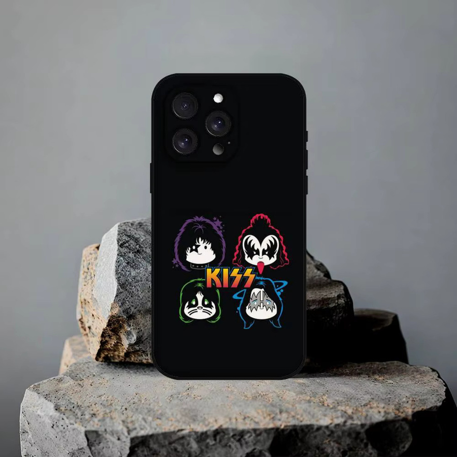 Mesuca Gene Simmons K-Kiss Band Handyhülle für iPhone in Schwarz - Bild 4