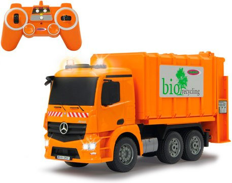 Jamara Mercedes-Benz Müllwagen 1:20 orange ab 6 Jahren - Bild 1