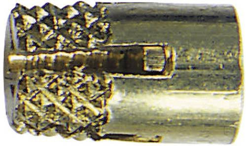 Bopla Gewindebuchsen Dodge M3x6,5 aus Messing in Gold - Bild 1