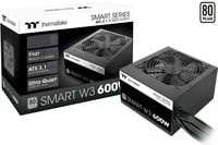 Thermaltake Smart W3 600W PC-Netzteil, 80 Plus, Schwarz - Bild 1
