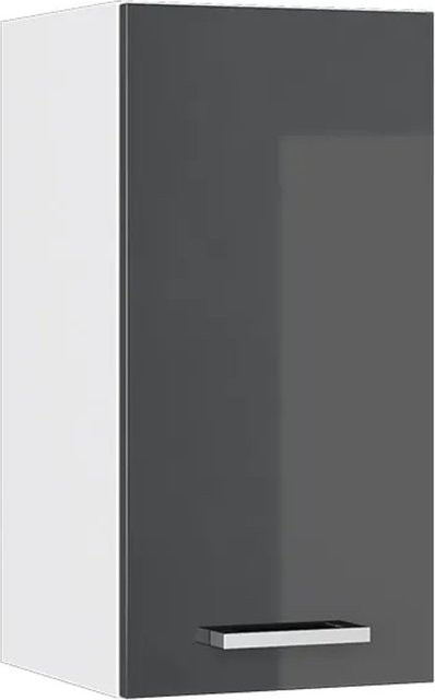 Vicco R-Line Hängeschrank für die Küche in Anthrazit Hochglanz und Weiß, B: 30 cm, H: 60 cm, T: 31 cm - Bild 1