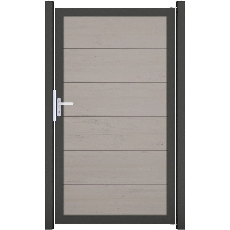 GroJaViento Zauntor Bi-Color Sand in Anthrazit DB703 B/H: 100 x 180 cm - Bild 2