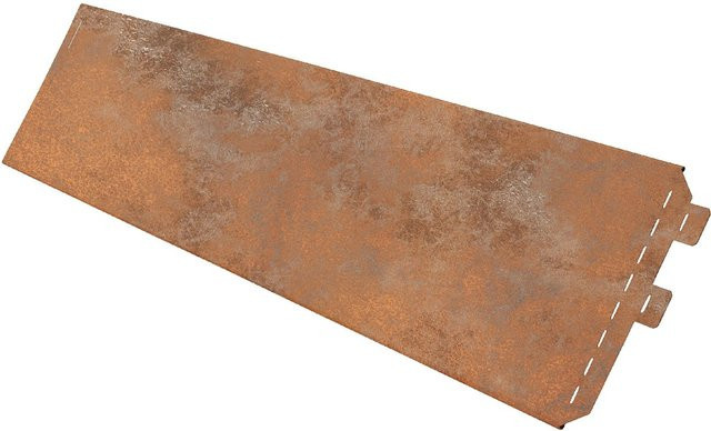 Rasenkante Easy Rost-Braun Schwarz Stahlstärke 0,75 mm, B/H: 96 x 12 cm - Bild 1