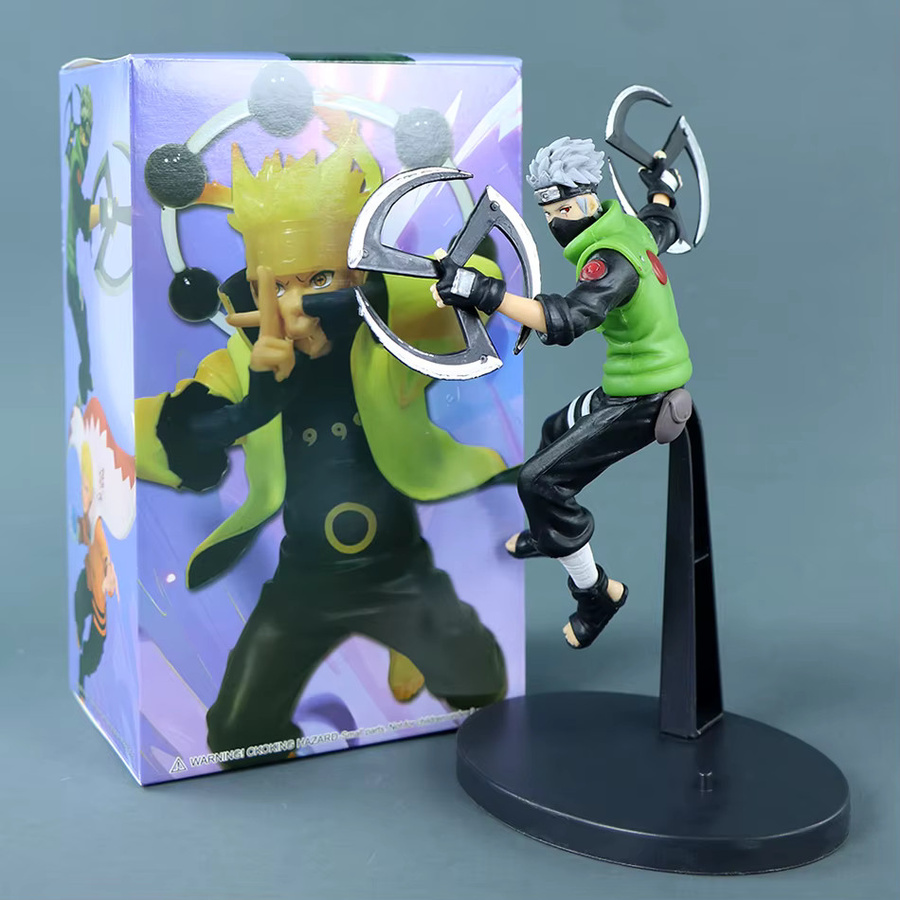 Bandai Naruto Uchiha Sasuke Hatake Kakashi Namikaze Minato Actionfigur - Bild 2