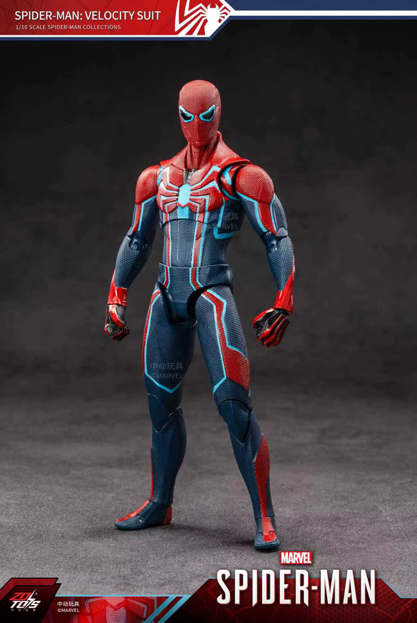 ZDTDS Marvel Spider Man Velocity Suit Advanced Suit 1/10 Iron Spider Marvel Legends Peter Parker Actionfigur - Bild 2