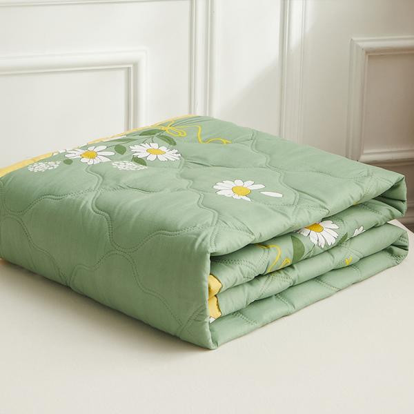 Sufdarj Home Textiles Steppdecke mit Gänseblümchen-Druck, weiche Sommerdecke für Kinder und Erwachsene, B/B: 150 x 200 cm und 200 x 230 cm - Bild 3