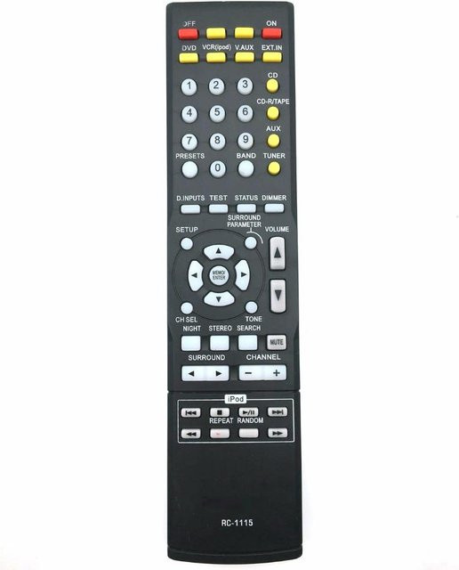 Denon Fernbedienung für AV-Surround-Receiver AVR-390 AVR-2801 AVR-3801 AVR-3802 AVR-3803 AVR-3804 AVR-3805 AVR-3806 in Grau - Bild 1