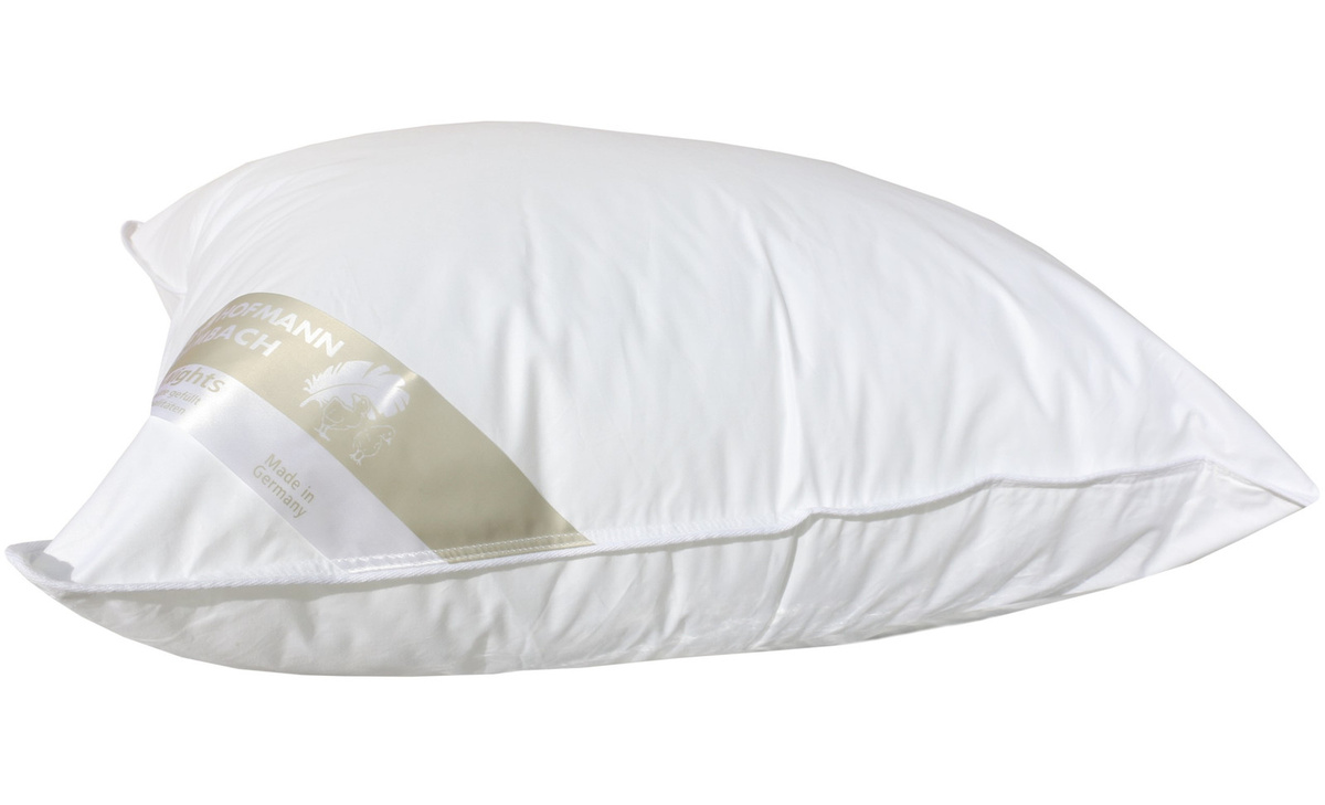 Betten Hofmann Basic Allergiker Kopfkissen aus Polyester in Weiß, B/B: 60 x 60 cm - Bild 1