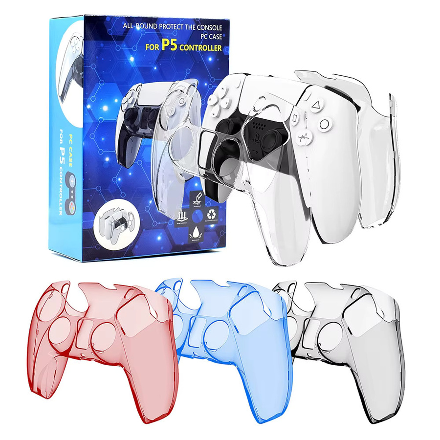 Sony PlayStation 5 DualSense Controller Schutzhülle Ultra Slim Transparent für PS5 Gamepad Zubehör - Bild 2