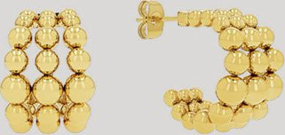 Joop! Creolen Gold, Unisex - Bild 1