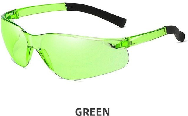Ongwns Beschlagfreie Schutzbrille mit UV-Schutz und transparenter Schutzlinse in Clear und Green - Bild 1