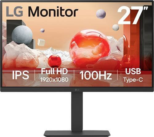 LG Electronics 27BA750-B LED-Monitor Full HD IPS Display 27 Zoll Schwarz mit USB-C - Bild 1