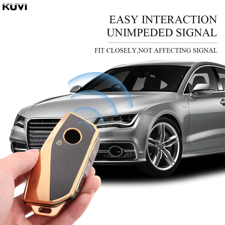 Kuvi TPU Schlüsselhülle für BMW Fernbedienung als Schutzhülle für i7, XM, X7, M3 und weitere Modelle - Bild 3