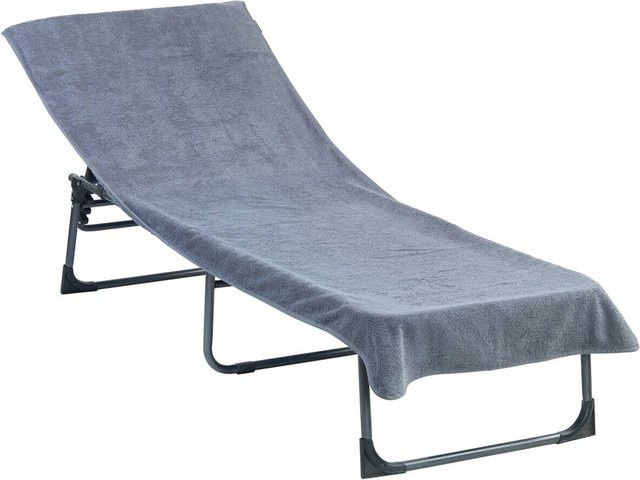 Graue Baumwollauflage, atmungsaktiv und Oeko-Tex Standard 100, Breite: 70 cm, Länge: 120 cm - Bild 1