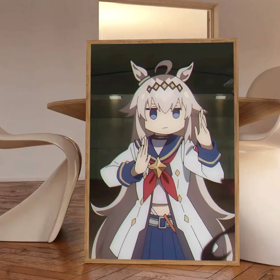 Selbstklebendes und wasserfestes Anime Poster Umamusume Pretty Derby Cinderella Gray Oguri Cap Verno Light in Mehrfarbig - Bild 5