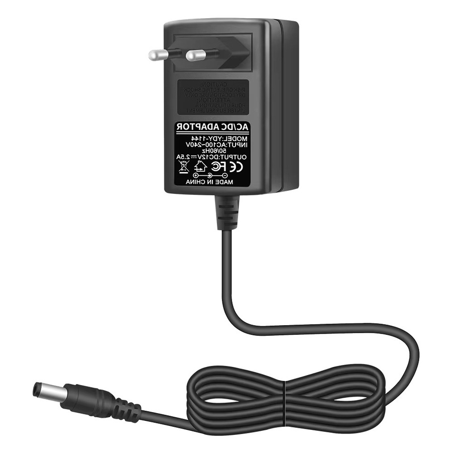 Hiseeu Netzteil AC 100-240V zu DC mit Barrel-Plug in Schwarz 60V - Bild 1
