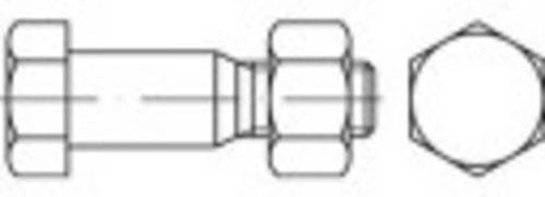 TOOLCRAFT Sechskant-Passschrauben M12, Länge: 60 mm, DIN 7968, Stahl feuerverzinkt, Silber, 100 Stück - Bild 1