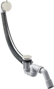 Hansgrohe Flexaplus S Ab- und Überlaufgarnitur für die Badewanne in Edelstahl-Optik - Bild 1