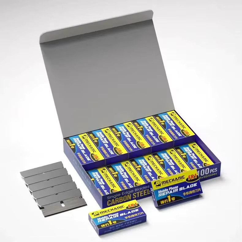 Mechanic FR1 Reparatur-Schaber aus Carbonstahl in Silber zum Entfernen von LCD-Bildschirmrahmen und OCA-Kleber - Bild 4