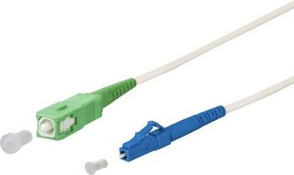 Metz Connect OpDAT Patchkabel SC-APC auf LC-SC OS2, Farbe: Multicolour, Länge: 1 m - Bild 1