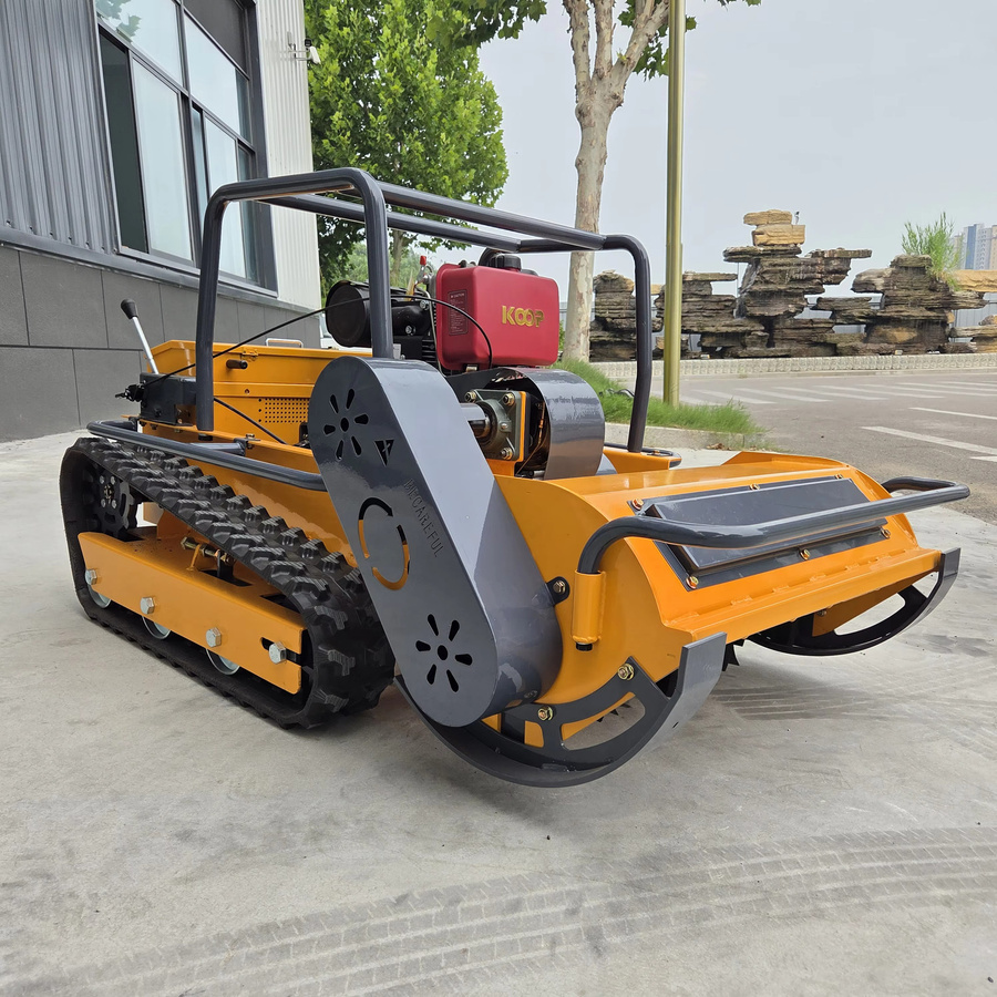 MOWBEAR ZNW-1000Y RC Intelligenter Schwerlast-Rasenmäher in Gelb mit 450 kg Tragkraft und 60 Grad Steigfähigkeit - Bild 2