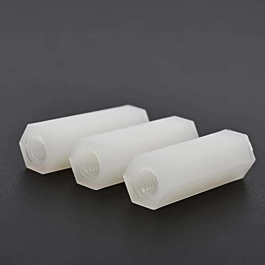 NEWHONGHUIDA Sechskant-Nylon-Abstandshalter mit metrischem Gewinde in Schwarz oder Weiß für Motherboard-Rack-Säulen - Bild 3