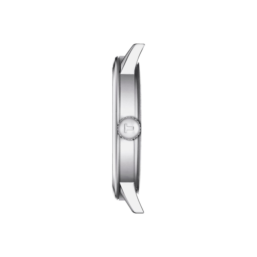 Tissot Herrenuhr, Quarz, Edelstahl, schwarzes Zifferblatt, 42 mm, 5 ATM - Bild 3