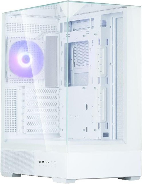 KATOMIX P40 Prism Mid-Tower PC-Gehäuse mit Tempered Glass in Weiß - Bild 1
