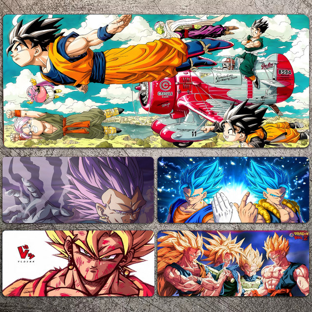 Bandai Dragon Ball Z Super Mauspad Große Schreibtischunterlage für Gaming und PC in Multicolour - Bild 1