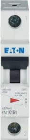 Eaton Leitungsschutzschalter FAZ-K16/1 K 16A 1p in Weiß - Bild 1