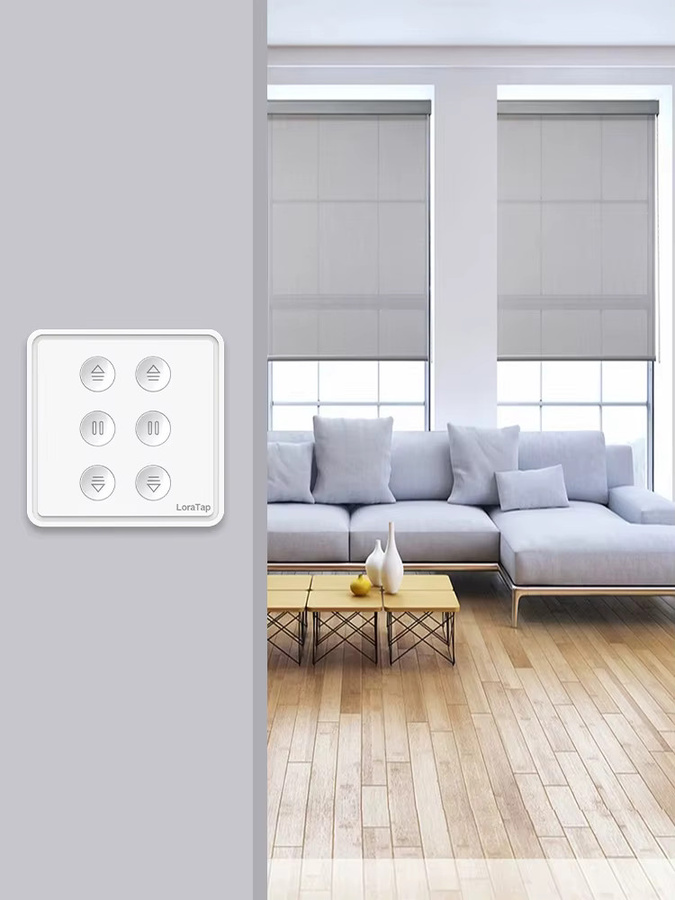 LoraTap Tuya Smart Life ZigBee Doppelrollo-Drucktastenschalter mit Prozentregelung in Weiß, kompatibel mit Google Assistant und Alexa - Bild 6